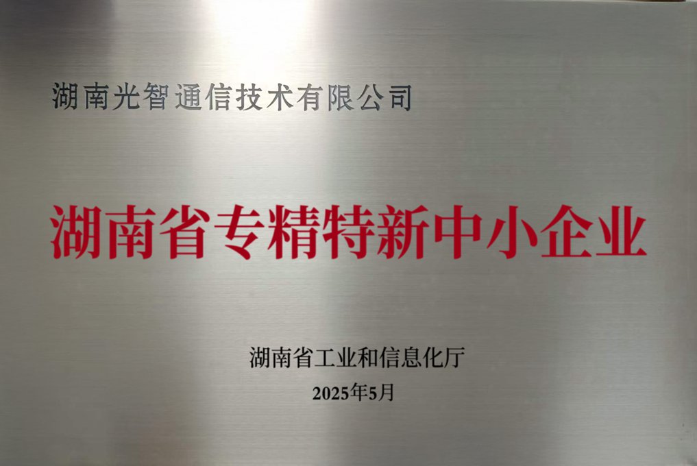 喜讯 | 恭贺湖南光智获得“湖南省专精特新企业”荣誉