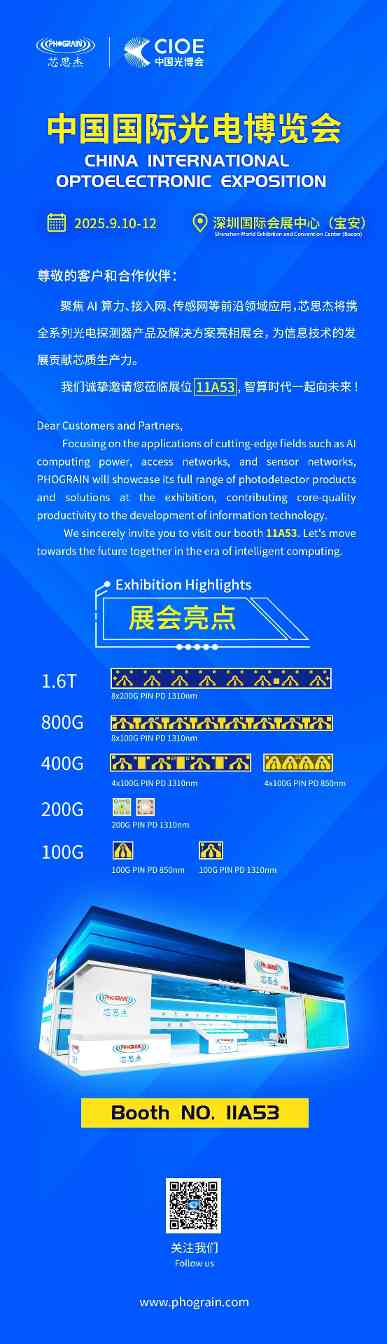 芯思杰展讯—CIOE 2025中国国际光电博览会