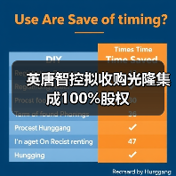 英唐智控拟收购光隆集成100%股权