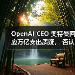 OpenAI CEO 奥特曼回应万亿支出质疑, 否认明年上市(图4) OpenAI CEO 奥特曼回应万亿支出质疑, 否认明年上市(图4)