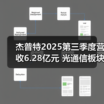杰普特2025第三季度营收6.28亿元 光通信板块FAU及M