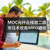 MOC光纤连接器二级对准技术攻克MPO插拔重复性难题(图3) MOC光纤连接器二级对准技术攻克MPO插拔重复性难题(图3)