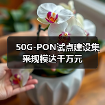 50G-PON试点建设集采规模达千万元