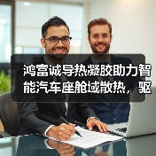 鸿富诚导热凝胶助力智能汽车座舱域散热，驱动驾乘体验升级