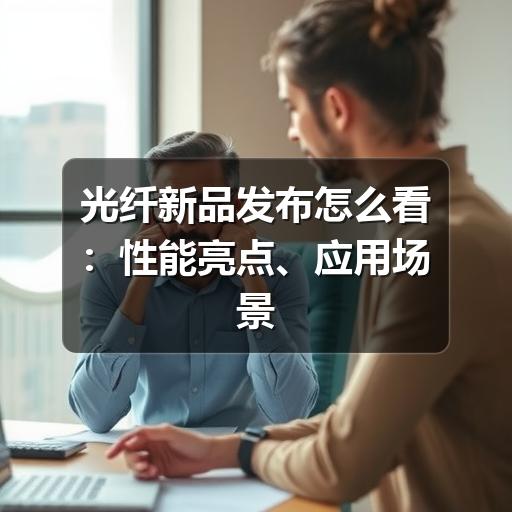 光纤新品发布怎么看：性能亮点、应用场景与选型要点