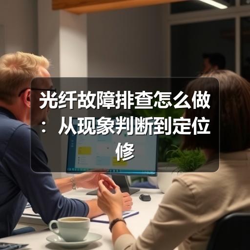光纤故障排查怎么做：从现象判断到定位修复的实用方法